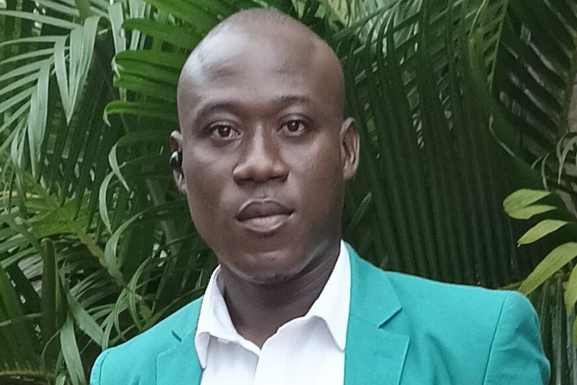 Cheerful African American Woman Making Report